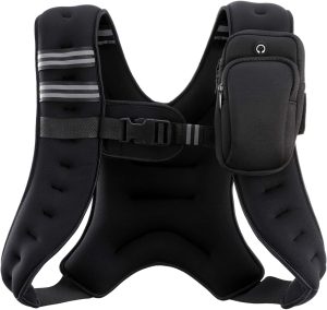 ZELUS Weighted Vest, 6lb/8lb/12lb/16lb/20lb/25lb/30lb Weight Vest
